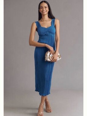 Anthropologie Blue Dress